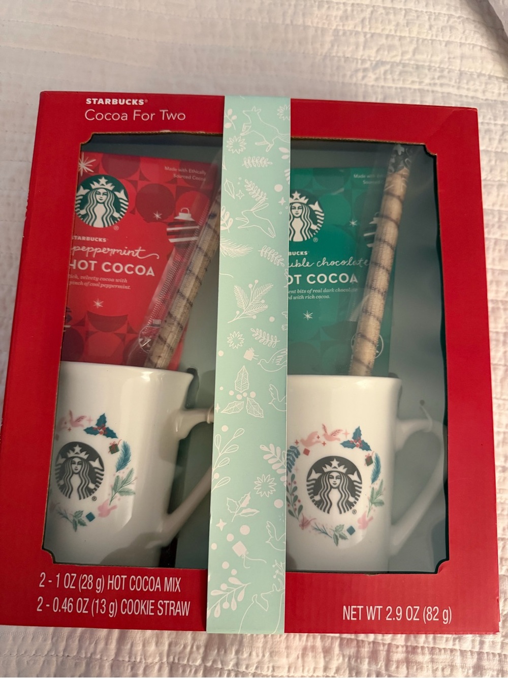 Starbucks Gift Pack coco for 2 & Mugs